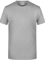 Daiber 8008 Pánské tričko z bio bavlny 02.8008 grey heather