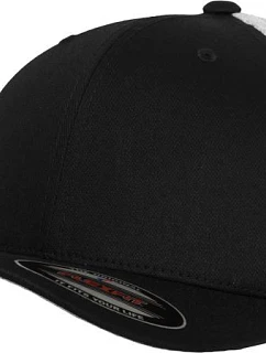 Flexfit 6511 6 panelová Trucker kšiltovka "Mesh" 55.6511 black/white