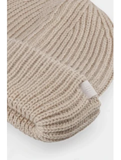 Mužská zimní čepice 4F 4FAW23ACAPM310-82S světle hnědá