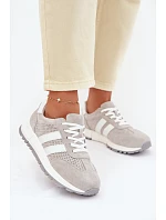 Dámské tenisky z pravé semišové šedé model 22069511 - EVENTO Dámské tenisky z pravé semišové šedé model 22069511 - EVENTO