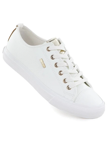 Dámské tenisky z eko kůže model 22190109 bílé - Big Star Dámské tenisky z eko kůže model 22190109 bílé - Big Star