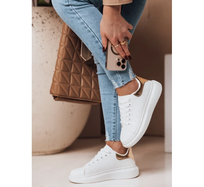 Dámské sportovní tenisky DOMINI gold FashionStreet ZY0666 Dámské sportovní tenisky DOMINI gold FashionStreet ZY0666