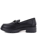 Dámské kožené polobotky typu černé, Jezzi model 22355118 Dámské kožené polobotky typu černé, Jezzi model 22355118