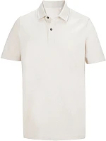 Unisex piqué polo z těžké bavlny dusty beige model 22442385 - NEOBLU Unisex piqué polo z těžké bavlny dusty beige model 22442385 - NEOBLU