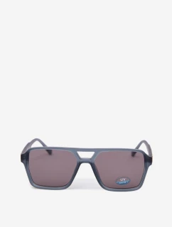 Dámské sluneční brýle se stříbrným detailem modrošedé