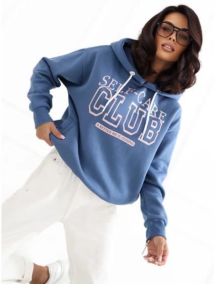 Bluza model 22340952 ciemny niebieski - FPrice Bluza model 22340952 ciemny niebieski - FPrice