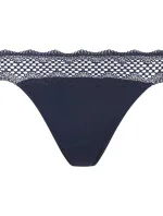 Dámská tanga QF6659E-VN7- Thong - Calvin Klein