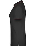 Daiber JN 727 Dámské piqué polo s kontrastní légou 02.0727 black/red Daiber JN 727 Dámské piqué polo s kontrastní légou 02.0727 black/red