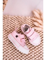 Dětské Tenisky Na Suchý Zip BIG STAR model 21545409 Růžové - Big Star Shoes Dětské Tenisky Na Suchý Zip BIG STAR model 21545409 Růžové - Big Star Shoes