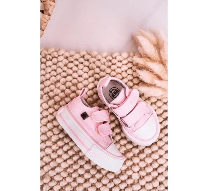 Dětské Tenisky Na Suchý Zip BIG STAR model 21545409 Růžové - Big Star Shoes Dětské Tenisky Na Suchý Zip BIG STAR model 21545409 Růžové - Big Star Shoes