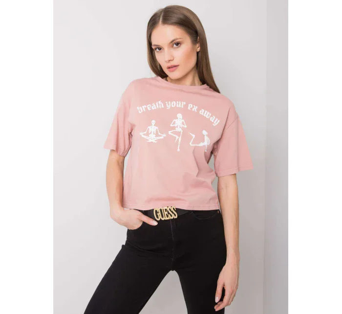 Tričko 157 TS 0086.60P tmavě růžové