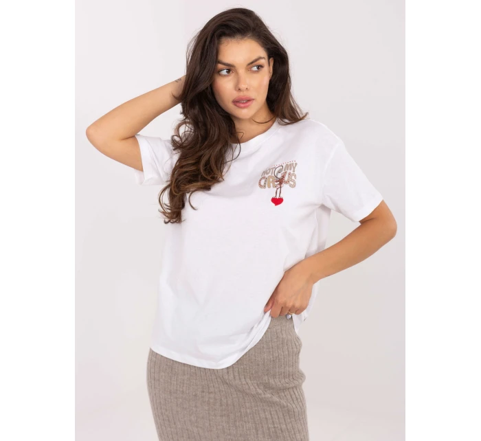 T shirt model 21253045 biały - FPrice