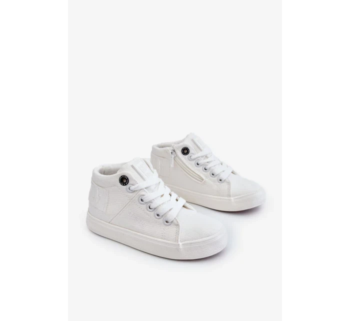 Dětské klasické vysoké tenisky Big Star LL374002 Bílá