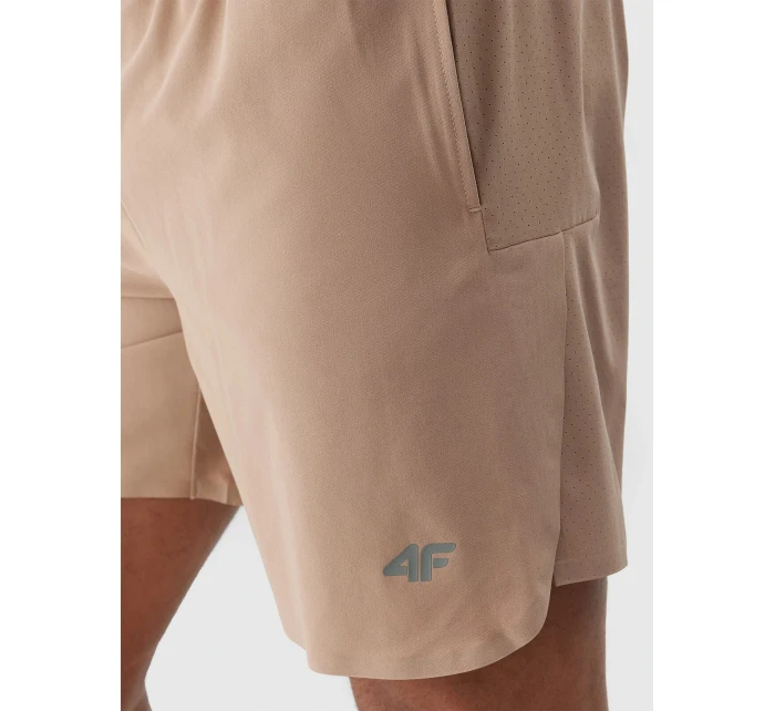 Pánské sportovní rychleschnoucí šortky 4F - béžové