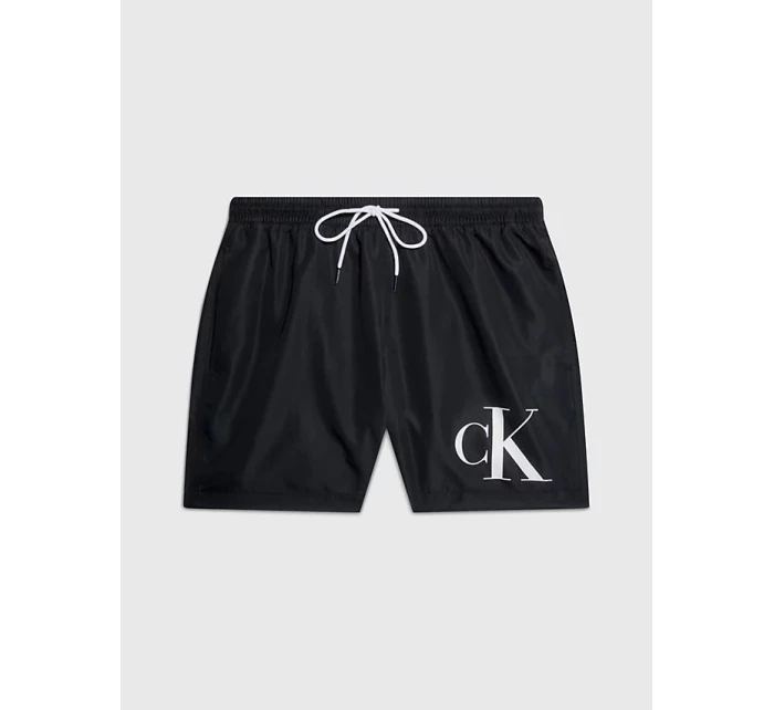 Dárkové balení pánských plavek a ručníku KM0KM00849 BEH černá - Calvin Klein