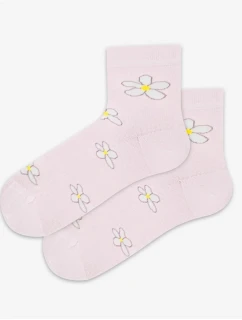 TENKÉ PONOŽKY BARVA 6-11 LET DÍVKY RŮŽOVÁ 30-32