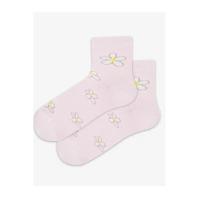 TENKÉ PONOŽKY BARVA 6-11 LET DÍVKY RŮŽOVÁ 30-32