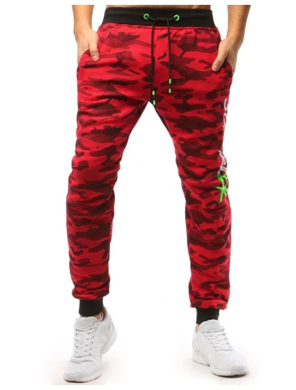 Pánské červené teplákové kalhoty moro FashionStreet UX3514