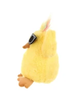 KUŘE SE SKLENICEMI 19CM JARNÍ DEKORACE