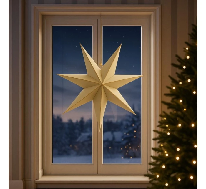 FSC 18x75CM béžová 7 MÍST DECORATIVNÍ ZÁVĚSNÝ STARLET