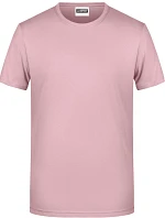 Daiber 8008 Pánské tričko z bio bavlny 02.8008 soft pink