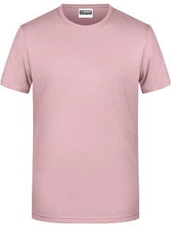 Daiber 8008 Pánské tričko z bio bavlny 02.8008 soft pink