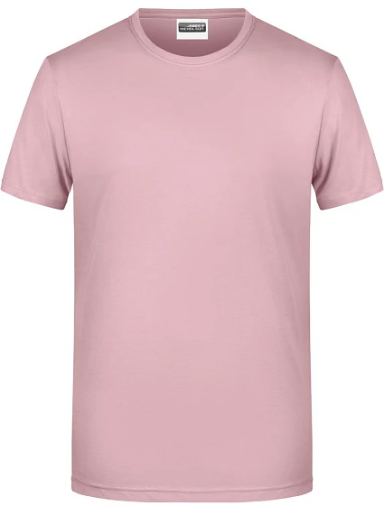Daiber 8008 Pánské tričko z bio bavlny 02.8008 soft pink