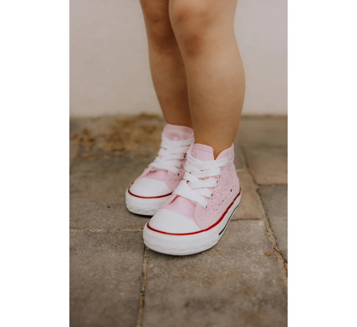 Dětské vysoké tenisky Pink Mona Dětské vysoké tenisky Pink Mona