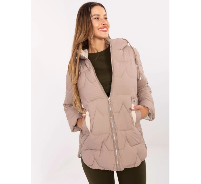 Kurtka MBM KR model 21217558 ciemny bezowy - FPrice