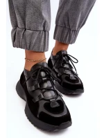 Kožená dámská sportovní obuv Zazoo Black Kožená dámská sportovní obuv Zazoo Black