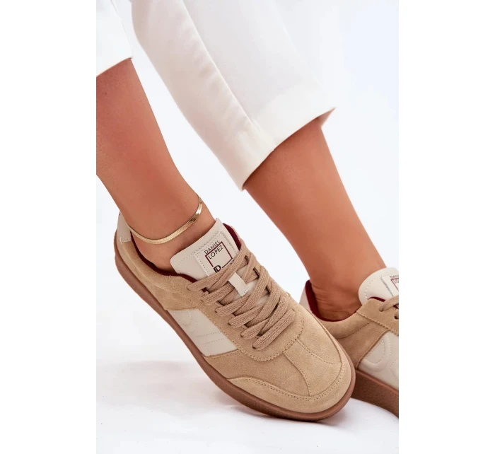 Dámské semišové tenisky Daniel Lopez Just Dare – béžové