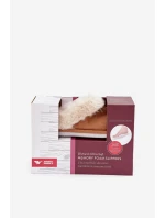 Dámské pantofle s kožíškem – camel Delissa Dámské pantofle s kožíškem – camel Delissa