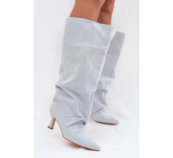 Kozačky na podpatku  model 225194 Step in style