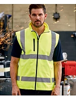 HV 006 HiVis softshellová vesta hi vis model 22501521 - Yoko HV 006 HiVis softshellová vesta hi vis model 22501521 - Yoko