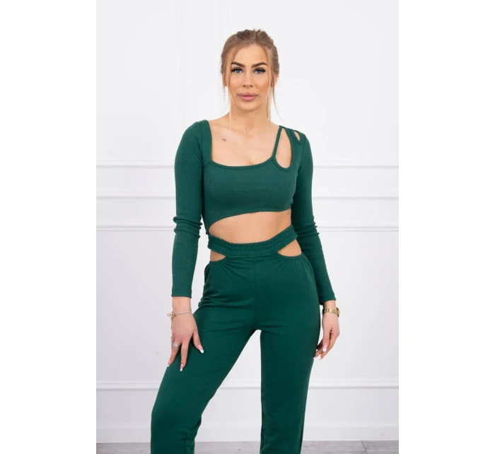 Souprava s halenkou zelená Souprava s halenkou zelená