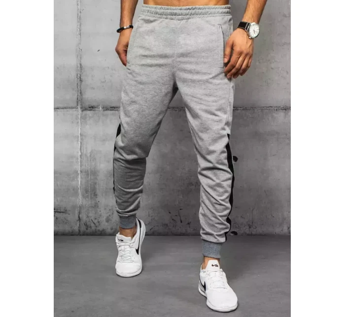 FashionStreet pánské světle šedé tepláky UX3236