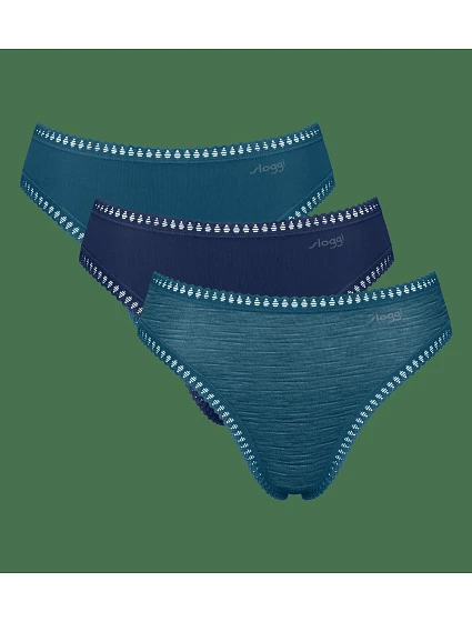 sloggi GO Crush High leg C3P - Turquoise - SLOGGI Turquoise - SLOGGI sloggi GO Crush High leg C3P - Turquoise - SLOGGI Turquoise - SLOGGI