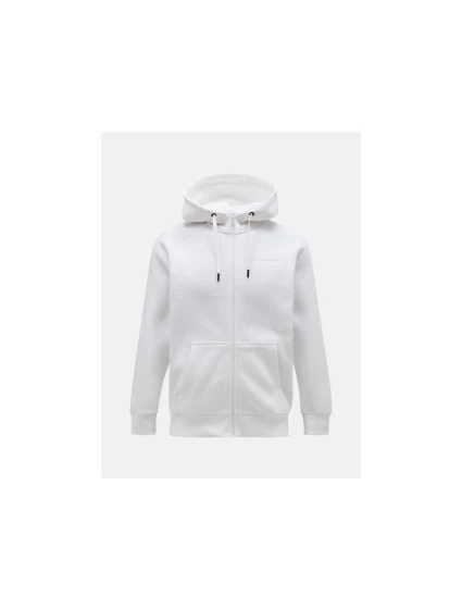 Peak Performance M Original Small Logo Zip Hood White