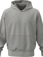 Next Level Apparel N 9307 Těžká oversize unisex mikina s kapucí 08.9307 heather grey