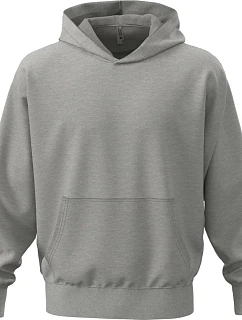 Next Level Apparel N 9307 Těžká oversize unisex mikina s kapucí 08.9307 heather grey