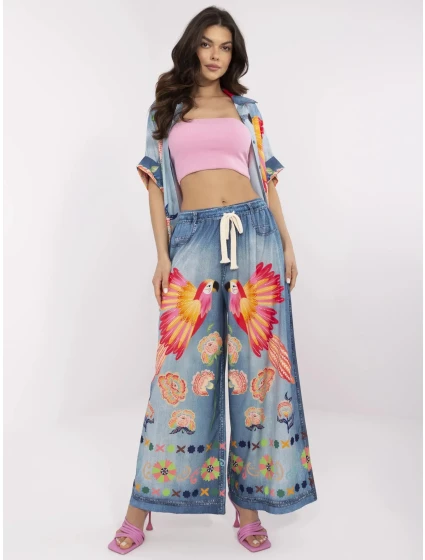 Kalhoty DHJ SP 19183 6.79 modrá