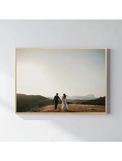 Personalizovaný magický fotoobraz v rámu - 50x70 - fotografie
