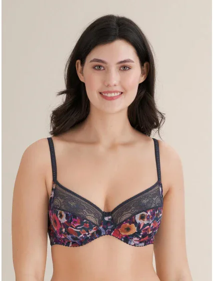 Dámská podprsenka Conturelle 805841 596 modrý fjord - Felina