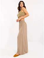 Dámské kalhoty TW SP BI 3069.94 hnědé - Och Bella Dámské kalhoty TW SP BI 3069.94 hnědé - Och Bella