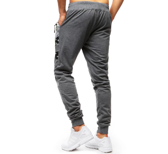 Pánské antracitové teplákové kalhoty FashionStreet UX3520