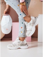 Dámské tenisky na vysoké platformě BEASTAR beige FashionStreet ZY0850