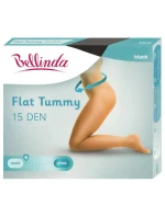 Dámské punčochové kalhoty FLAT TUMMY 15 DEN - BELLINDA - černá