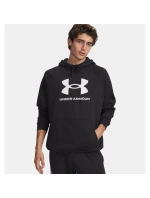 Mikina Under Armour Rival Fleece Logo Hoodie - černá/bílá