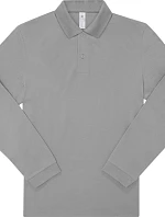 B&C My Polo 180 LSL Piqué polo s dlouhým rukávem 01.U425 sport grey