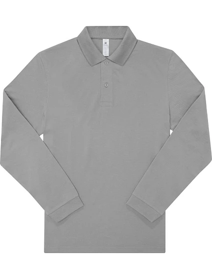 B&C My Polo 180 LSL Piqué polo s dlouhým rukávem 01.U425 sport grey